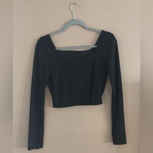 Elegant Black Long Sleeve Top